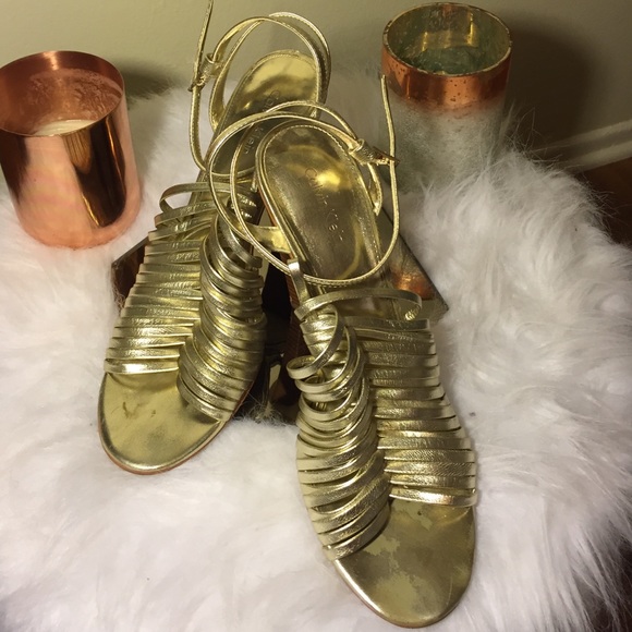 Calvin Klein Gold Sandals *MUST SELL!*