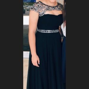 Black Sherri Hill Prom Dress size 8