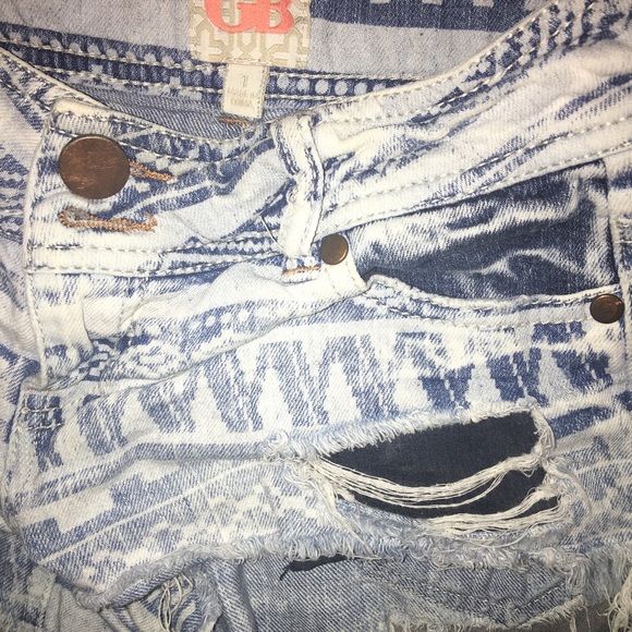 GB denim shorts