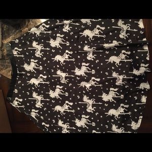 Unicorn Carousel Horse Tulle Skirt