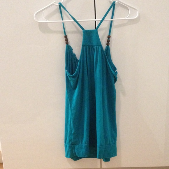 Teal tank top, size Medium - Picture 2 of 2