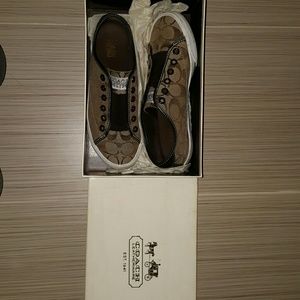 Coach slip on shoes