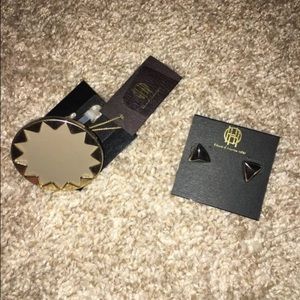House of Harlow earings and ring
