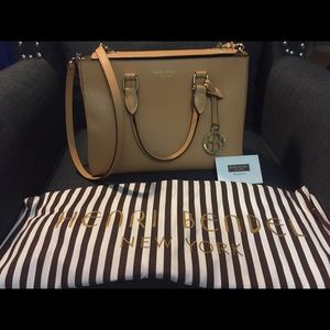 Henri Bendel West 57th Small Turnlock Satchel