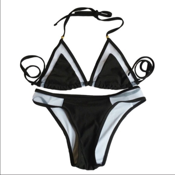 Black sexy bikini set - Picture 2 of 3