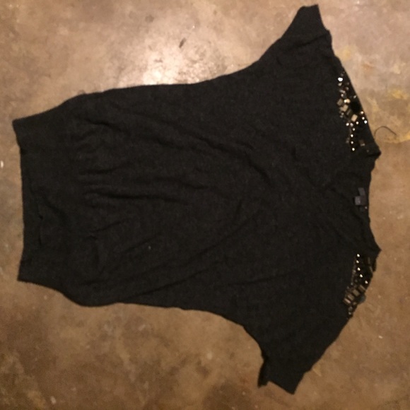 Shoulder studded sweater
