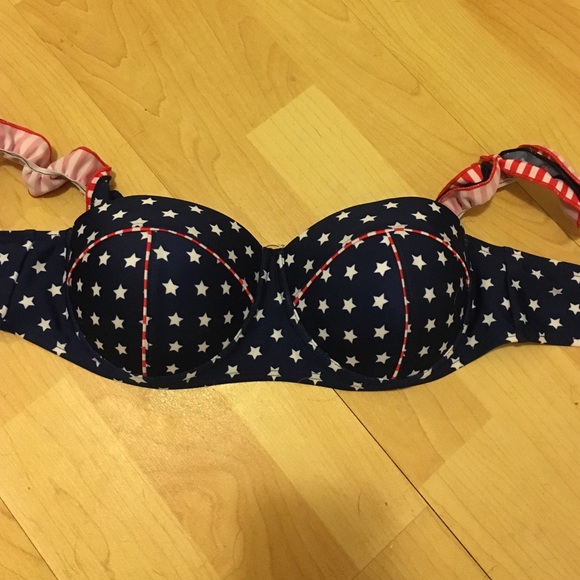 Star Spangled High Waist Bikini; Hoodie Cover-Up!
