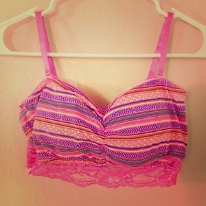 Aztec print, padded bandeau