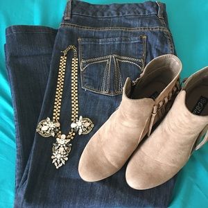 SEVEN7 boot cut jeans - petite