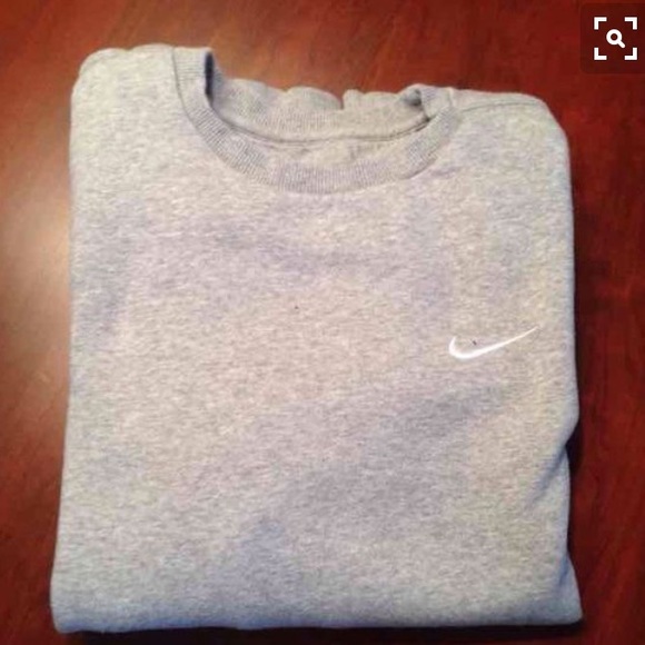 ISO GREY NIKE CREWNECK/SWEATSHIRT - Picture 1 of 1