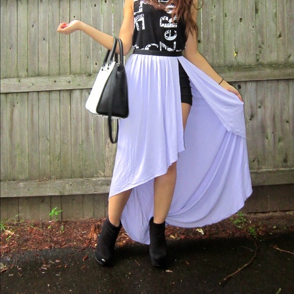High low skirt