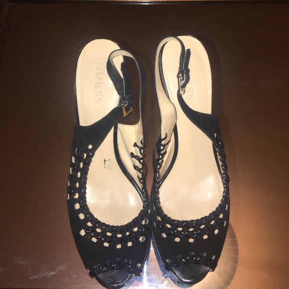 Black guess heels