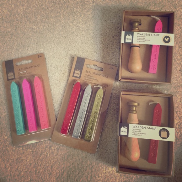 Wax Seal Stamp Set PLUS stamp wax