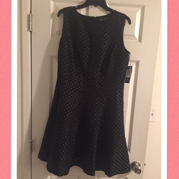 American Living Dresses & Skirts - 👗DAILY SPECIAL 👗Dotted Black Wear to Work Dress