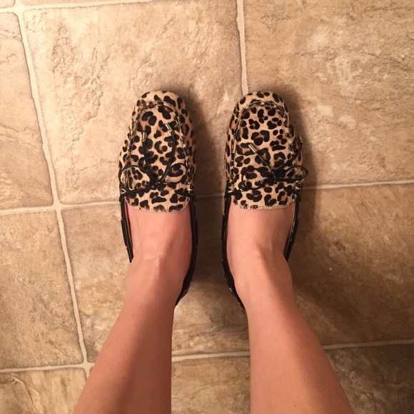 Sperry Top-sider leopard print loafers