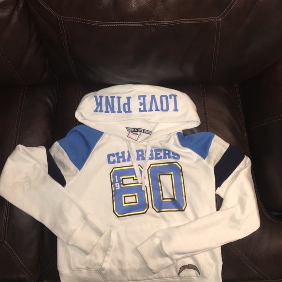 Pink Victoria's Secret chargers large hoodie