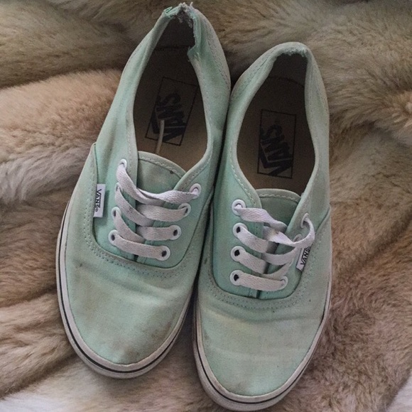Mint green vans - Picture 1 of 4