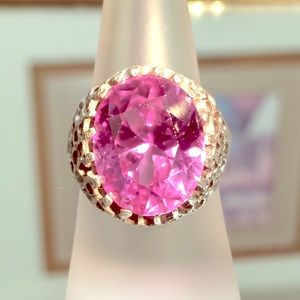 Antique Sterling silver color changing sapphire