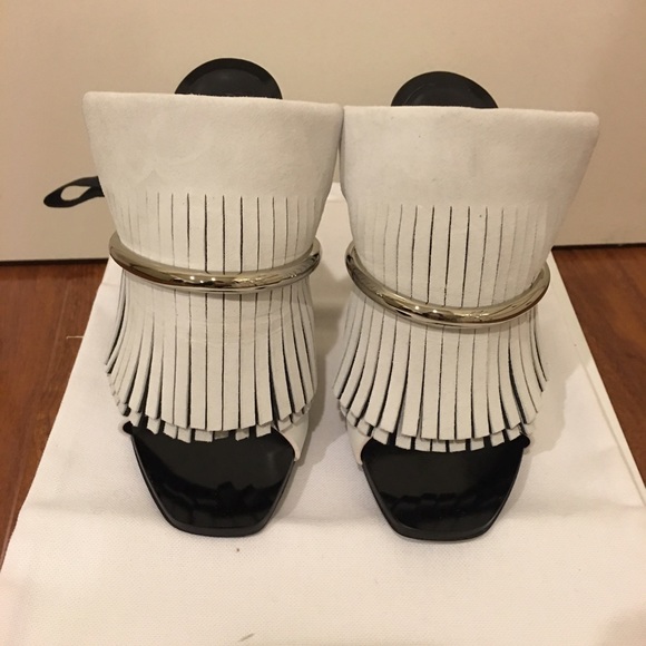 Proenza Schouler leather fringe mules EU37/US7 - Picture 2 of 4