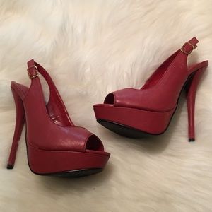 Beautiful red pumps