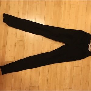 Vibrant miu distressed super high waisted jeans