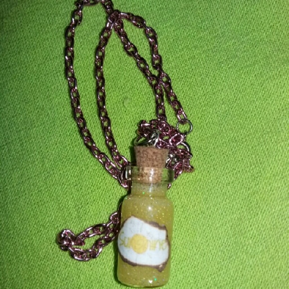Sunshine in a bottle necklace