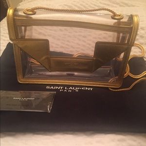 SAINT LAURENT Translucent mini Betty Bag