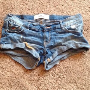 Hollister jean shorts