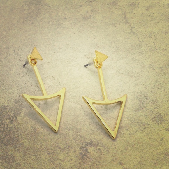 "Golden Triangle" Ear Jackets