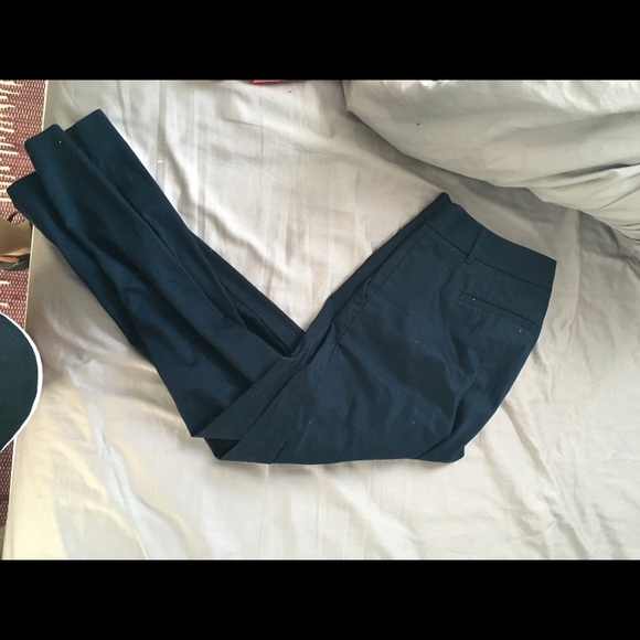 JCREW cropped navy pants