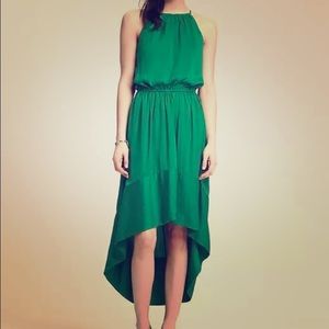 Banana Republic Emerald Green Dress, Size 2P