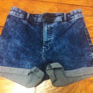 High waisted shorts