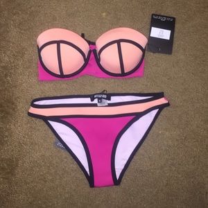 Misguided Color Block Bikini