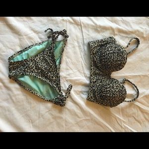 Leopard push-up bikini