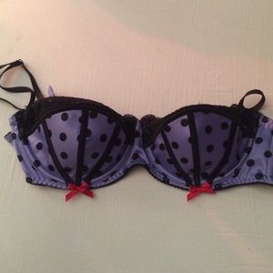Purple bra