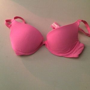 Pink bra