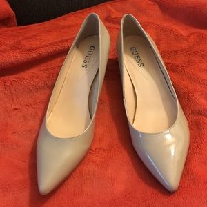 👠 Guess shoes with kitty heels.