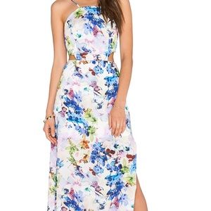 J.O.A. Floral maxi dress NWT
