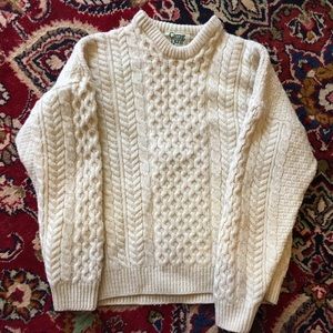Irish wool knit sweater!