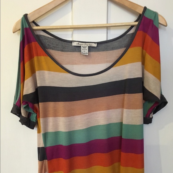 American Rag split short sleeve