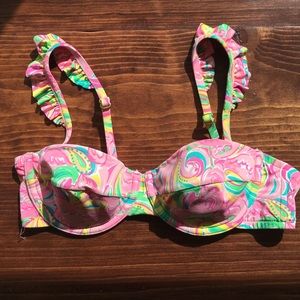 Lilly Pulitzer Hannah Ruffle Bikini Top