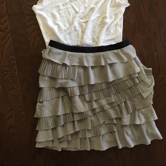 New chiffon mini skirt