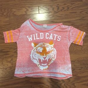 High school musical wildcat crop top.