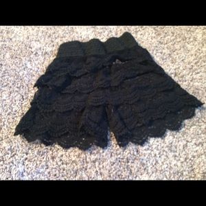 ruffle shorts