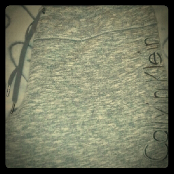 Calvin Klein heather gray joggers.