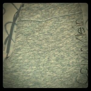 Calvin Klein heather gray joggers.