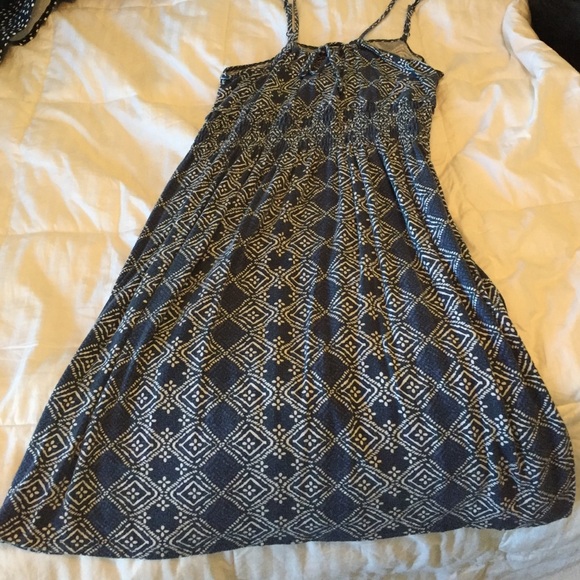 Blue casual dress