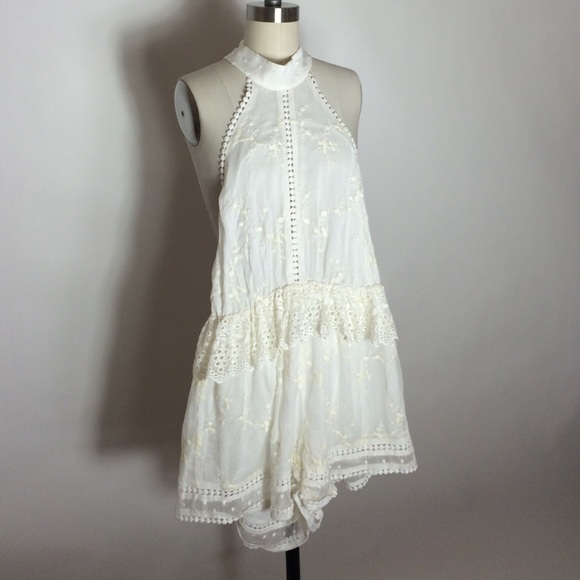 Zimmermann Admire Cherry Romper - white