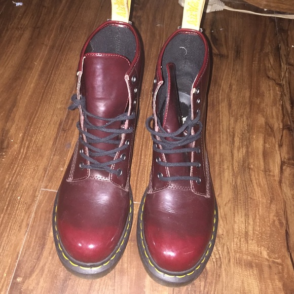 Burgundy/red DOC Martins