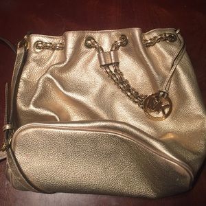 Michael Kors gold Frankie bag